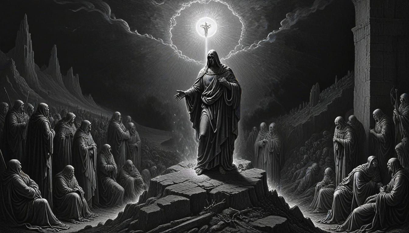 Dante's Wrathful Souls Seek Patience in the Dark