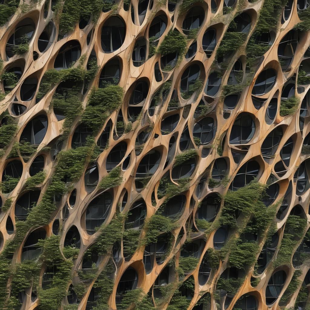 Futuristic Wooden Building Inspired by Zaha Hadid