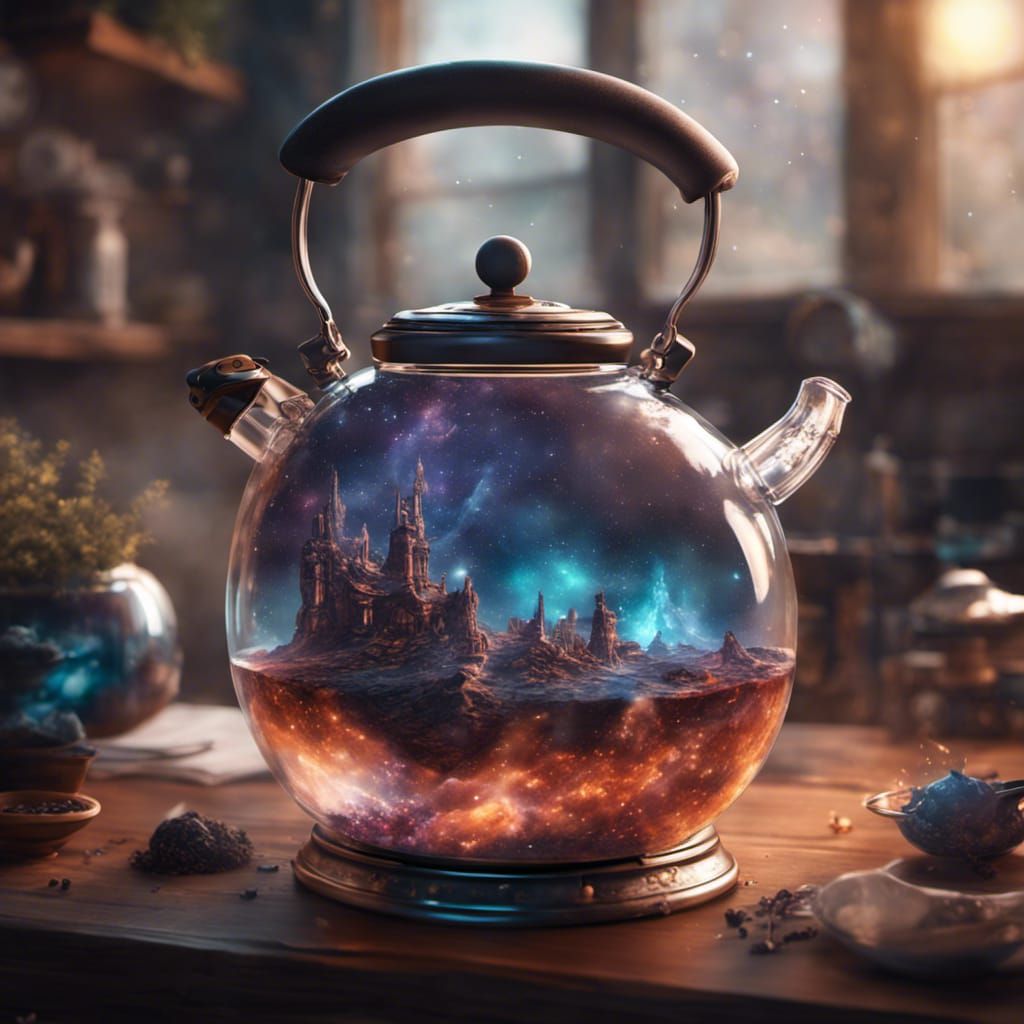 Galaxy in a Tea Kettle: Fantastical Concept Art