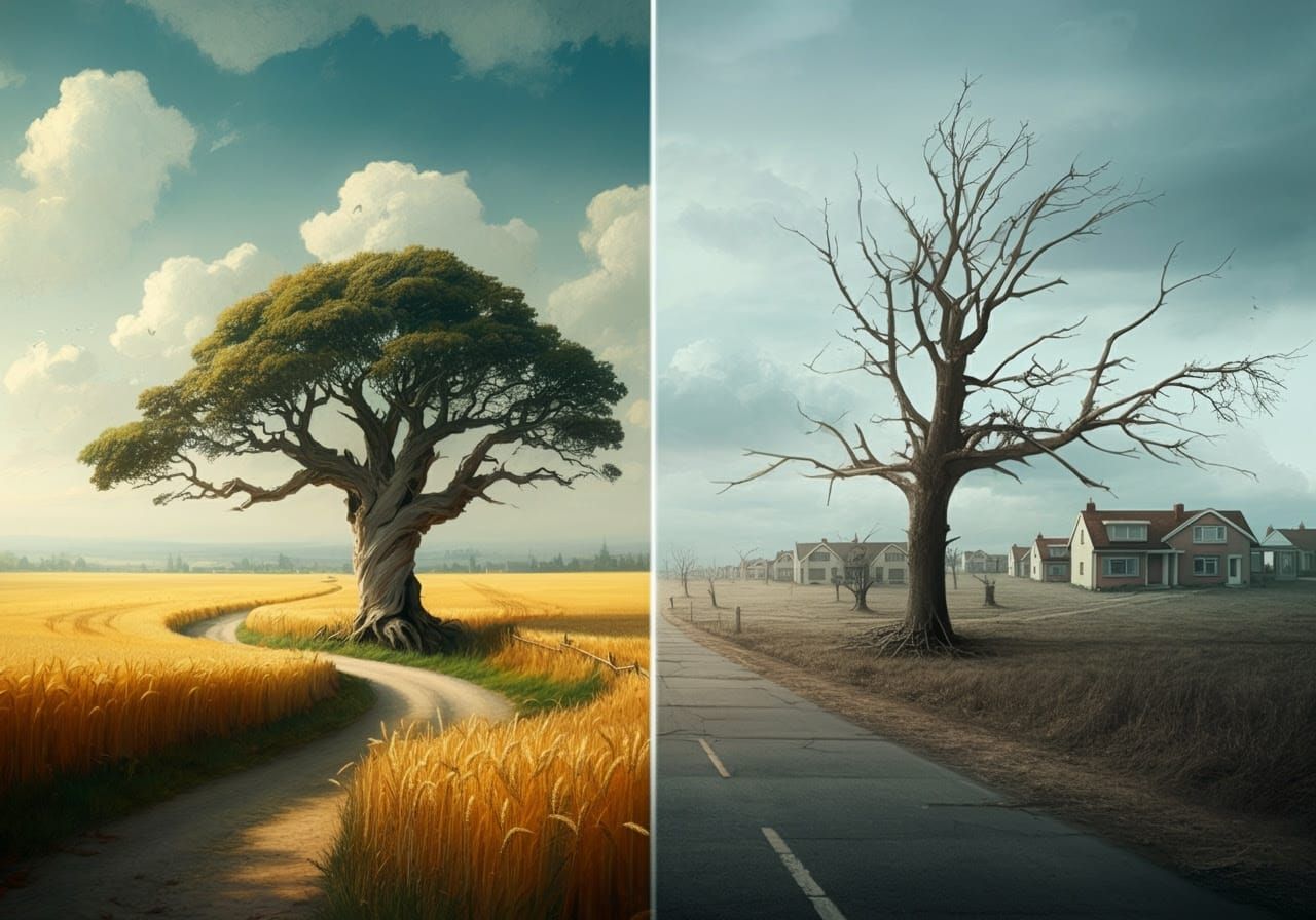 A Bittersweet Diptych: Harmony and Desolation