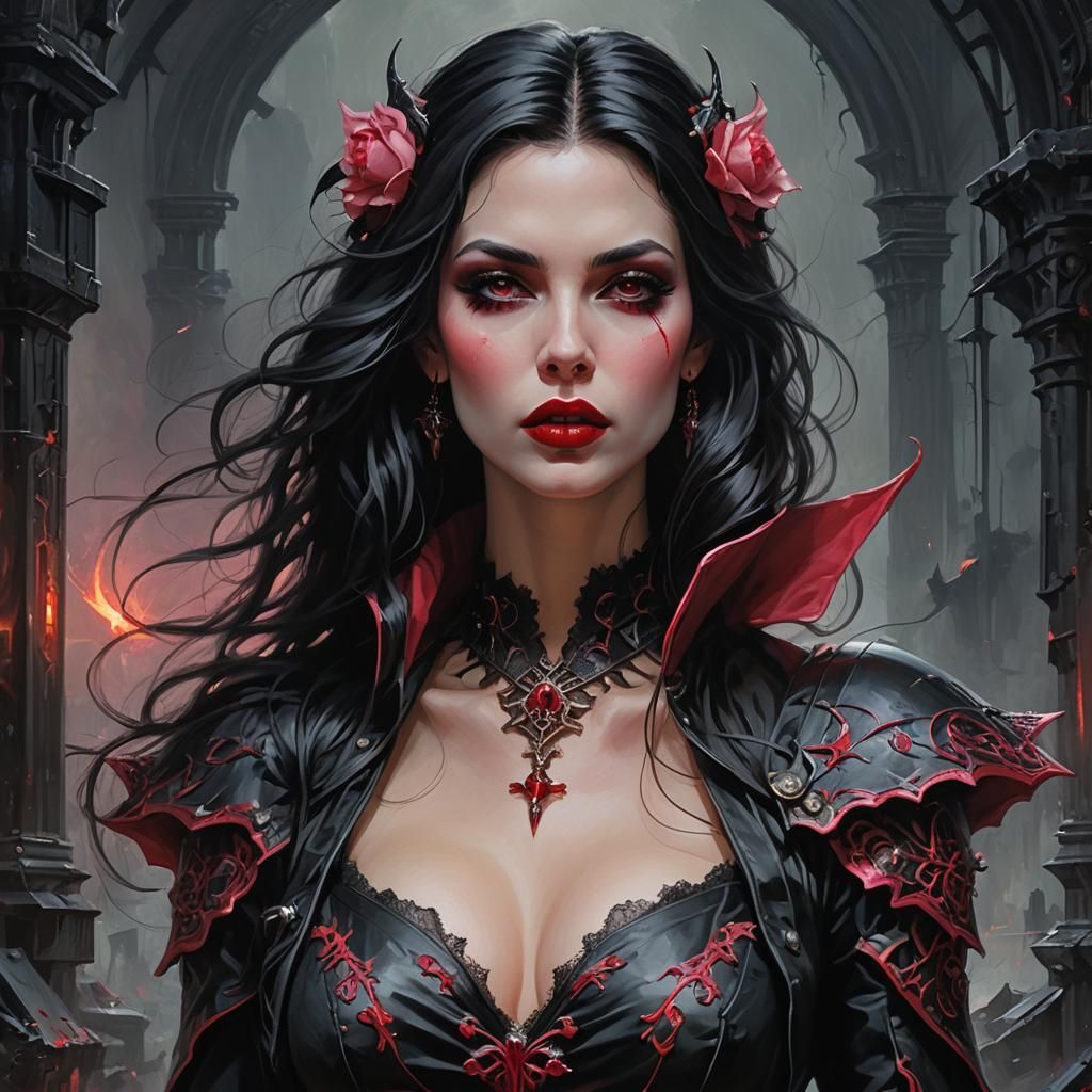 Gothic Vampire in Post-Apocalyptic World