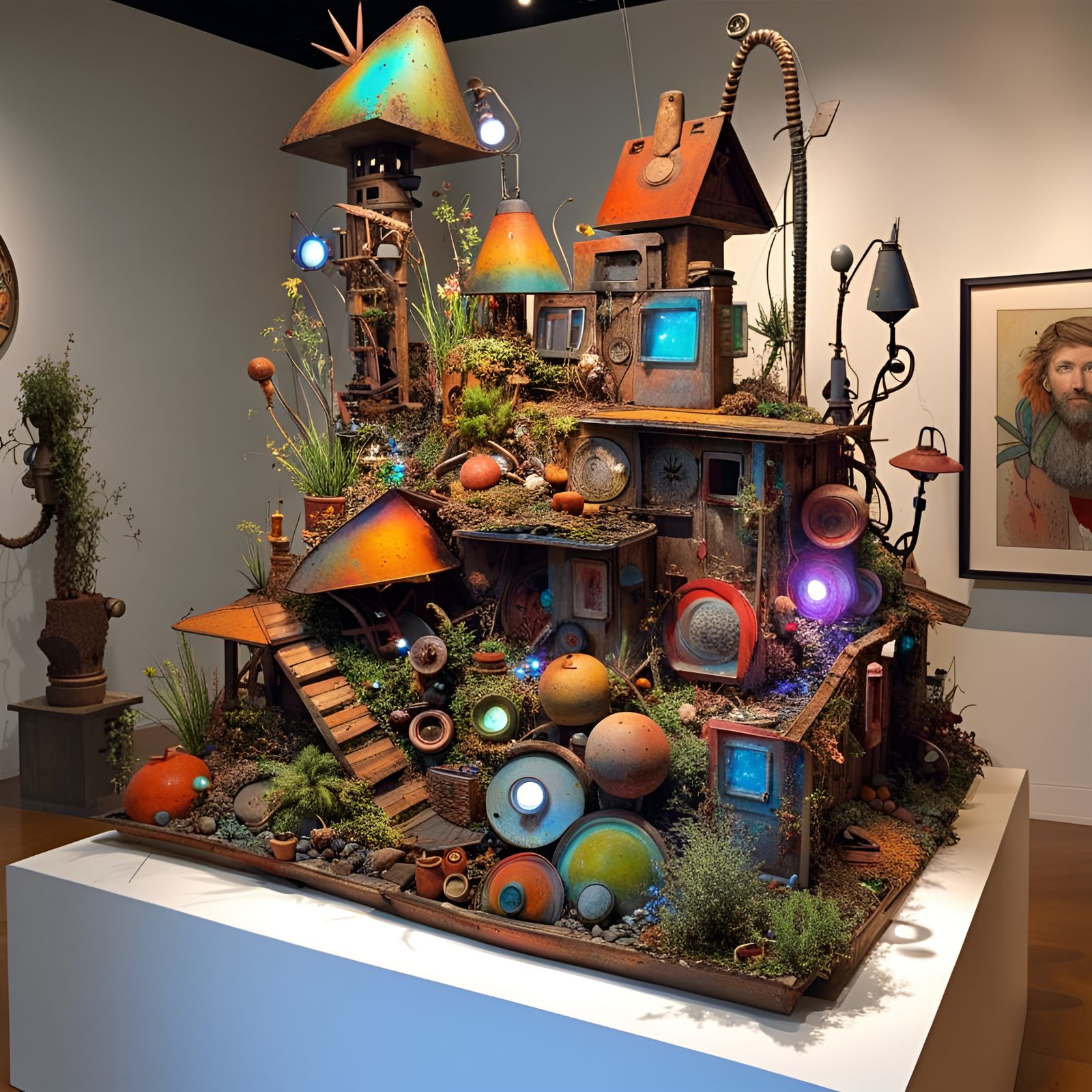 Found Object Landscape / Architectural Sculpture