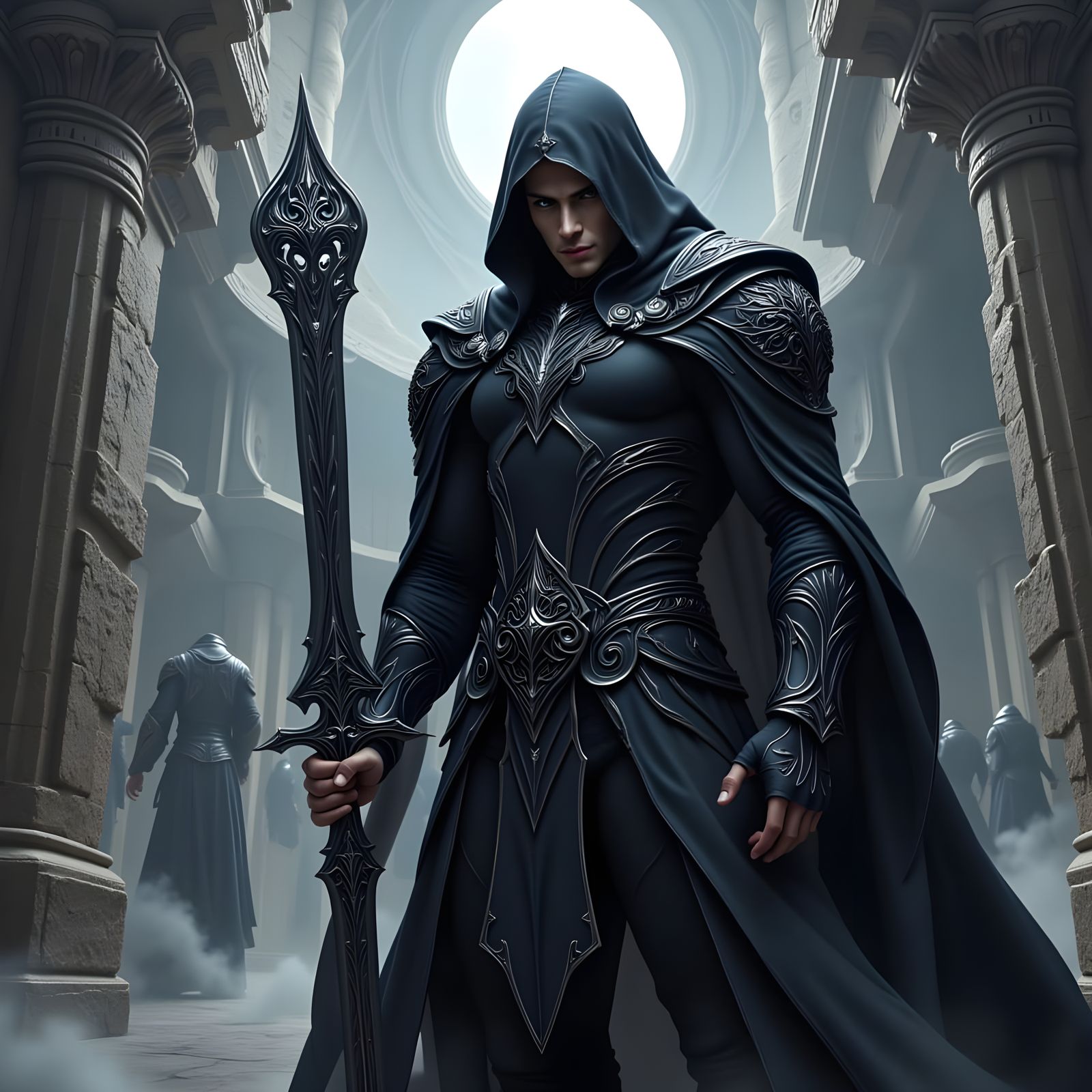 Abyss: Shadow Guardian with Celestial Blade