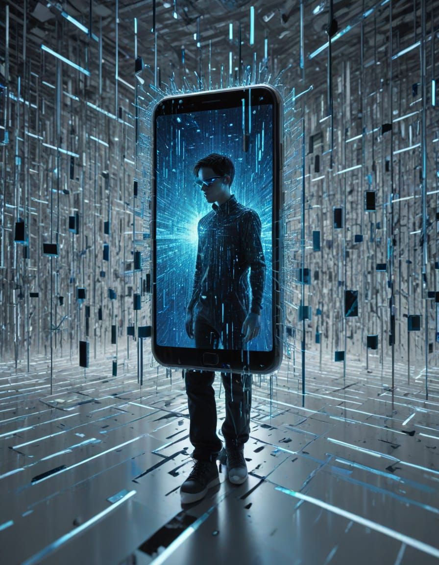 Trapped in a Digital Matrix Cage