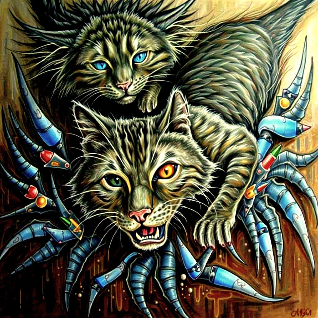 AI-Generated Image of a Feline