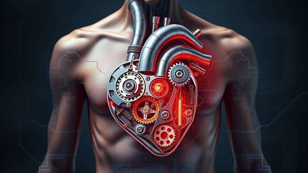Mechanical Heart: Humanity Fused with Technology