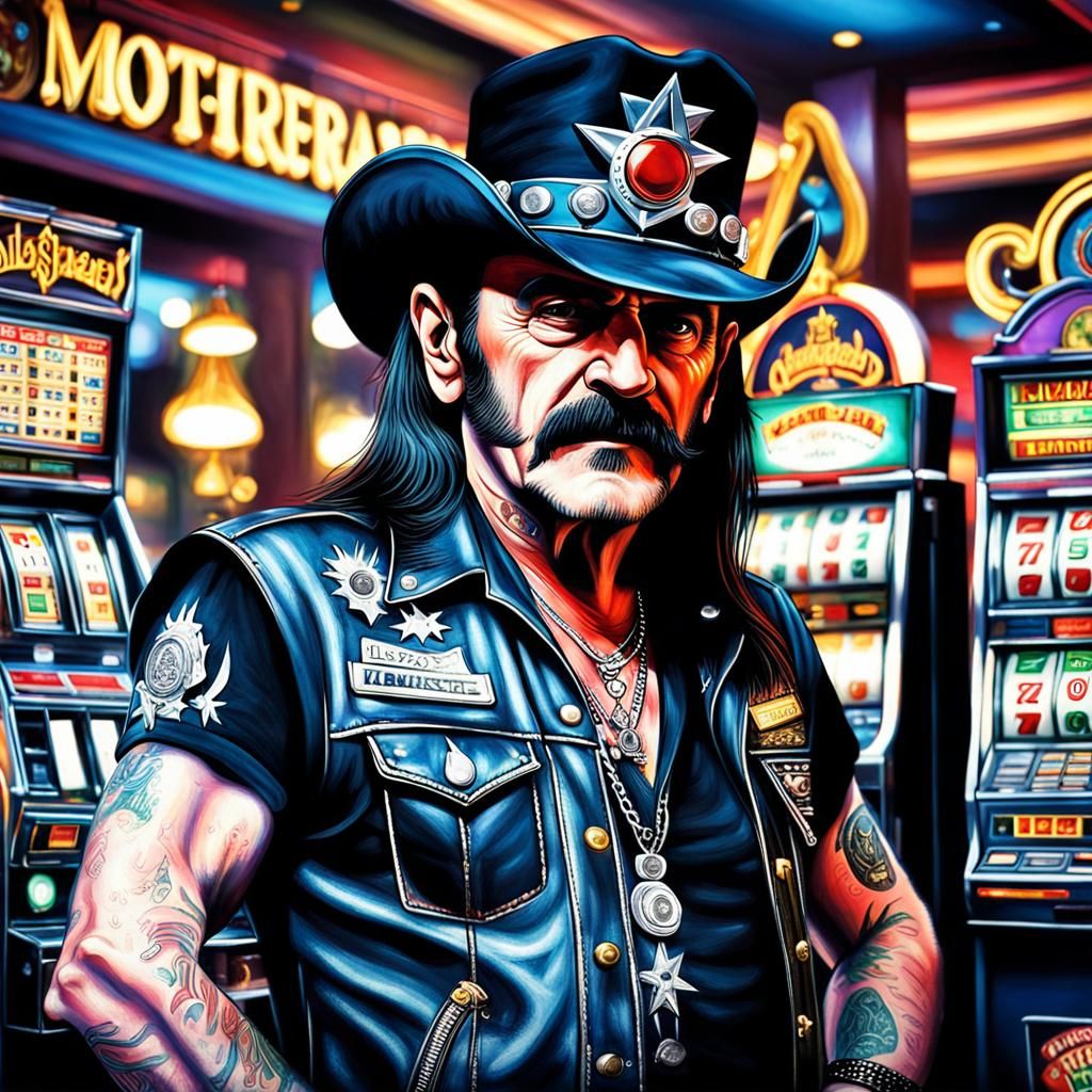Lemmy Kilmister: Rockstar Portrait in Las Vegas