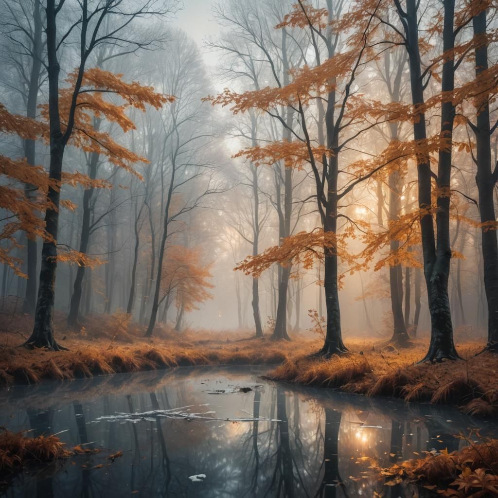 Surreal Autumn God Reveals Winter Landscape