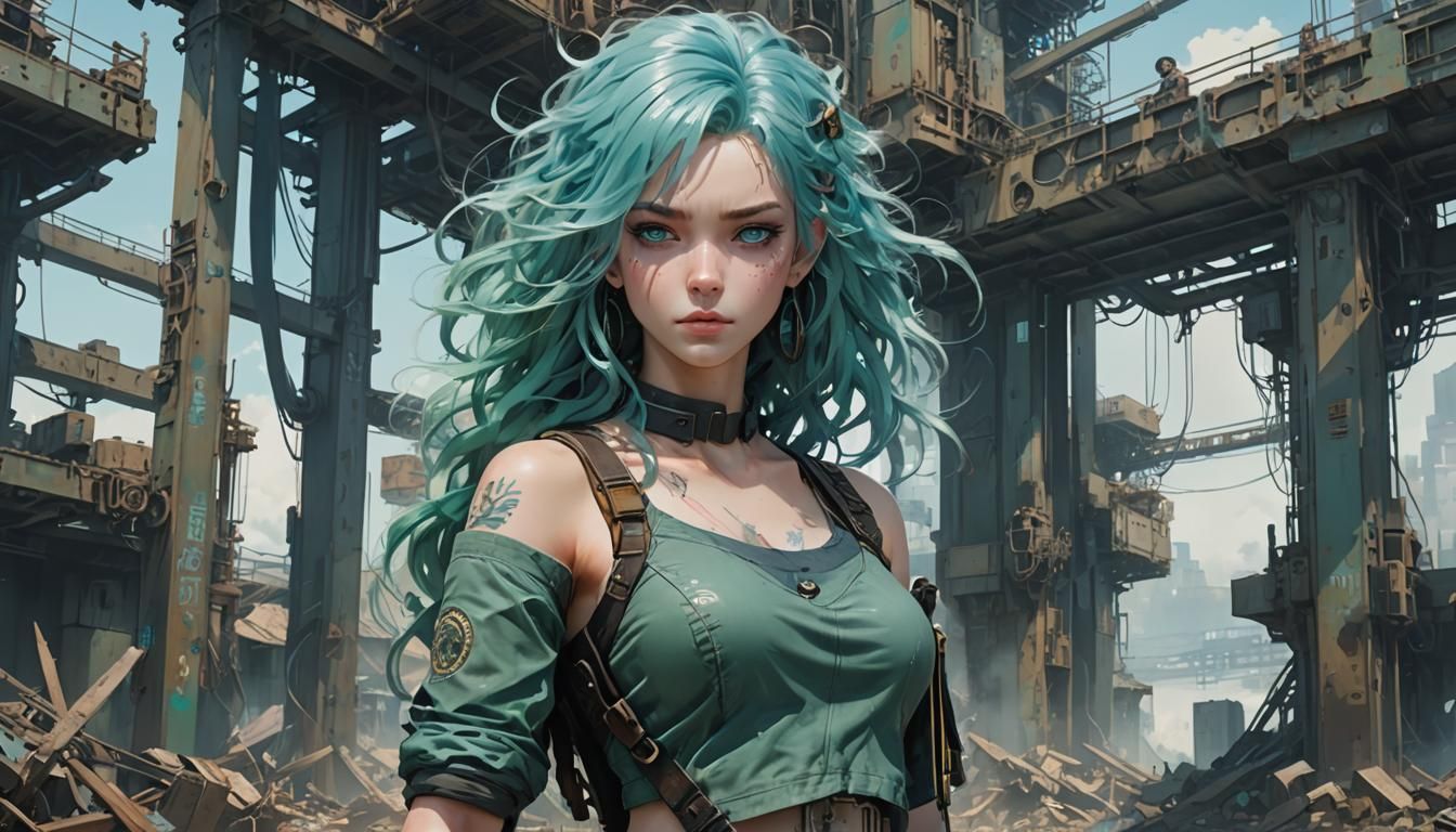 Teenage Siren in Post-Apocalyptic Wonderland