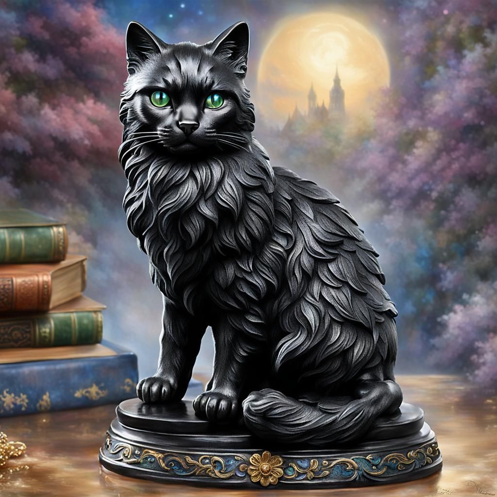 [FAILED] Rayni's sparkly cat statue #1