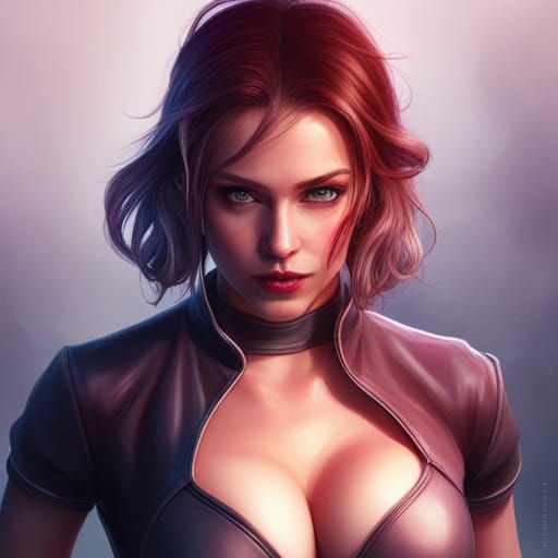 Cat Girl Portrait in Hyperdetailed Digital Art