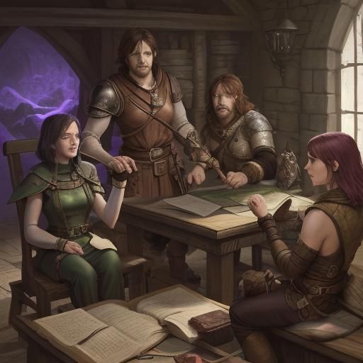 Dungeons and Dragons Illustration