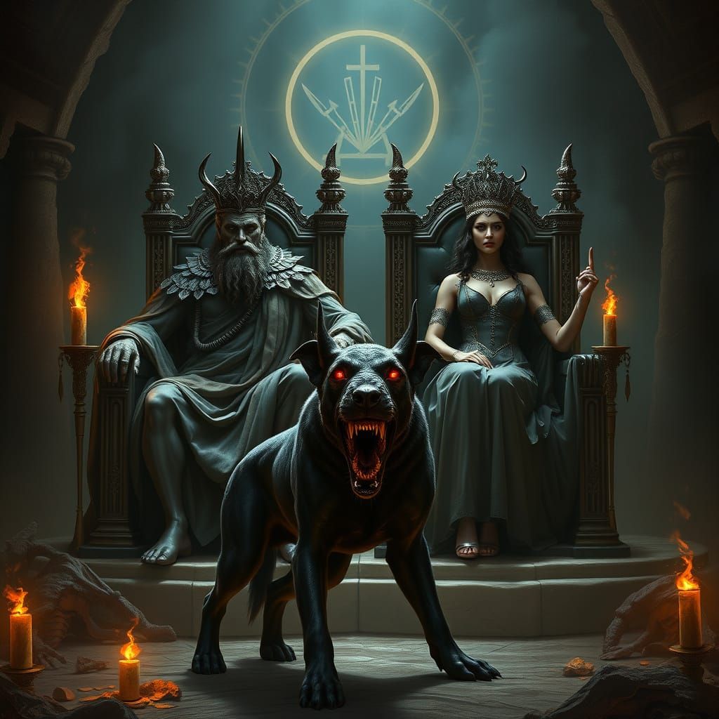 Olympian Gods Reign in Dark, Mystical Underworld