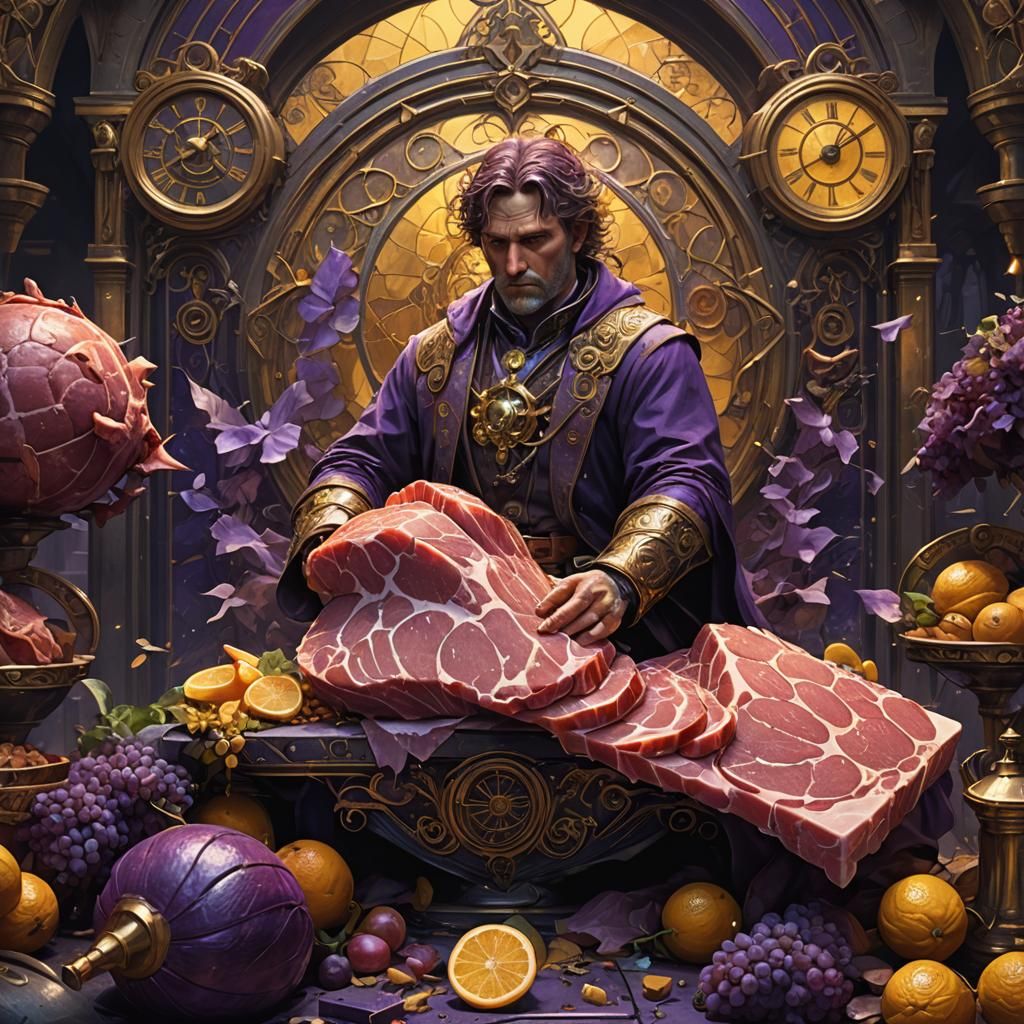 Hyperdetailed Ham: Dark Fantasy Concept Art