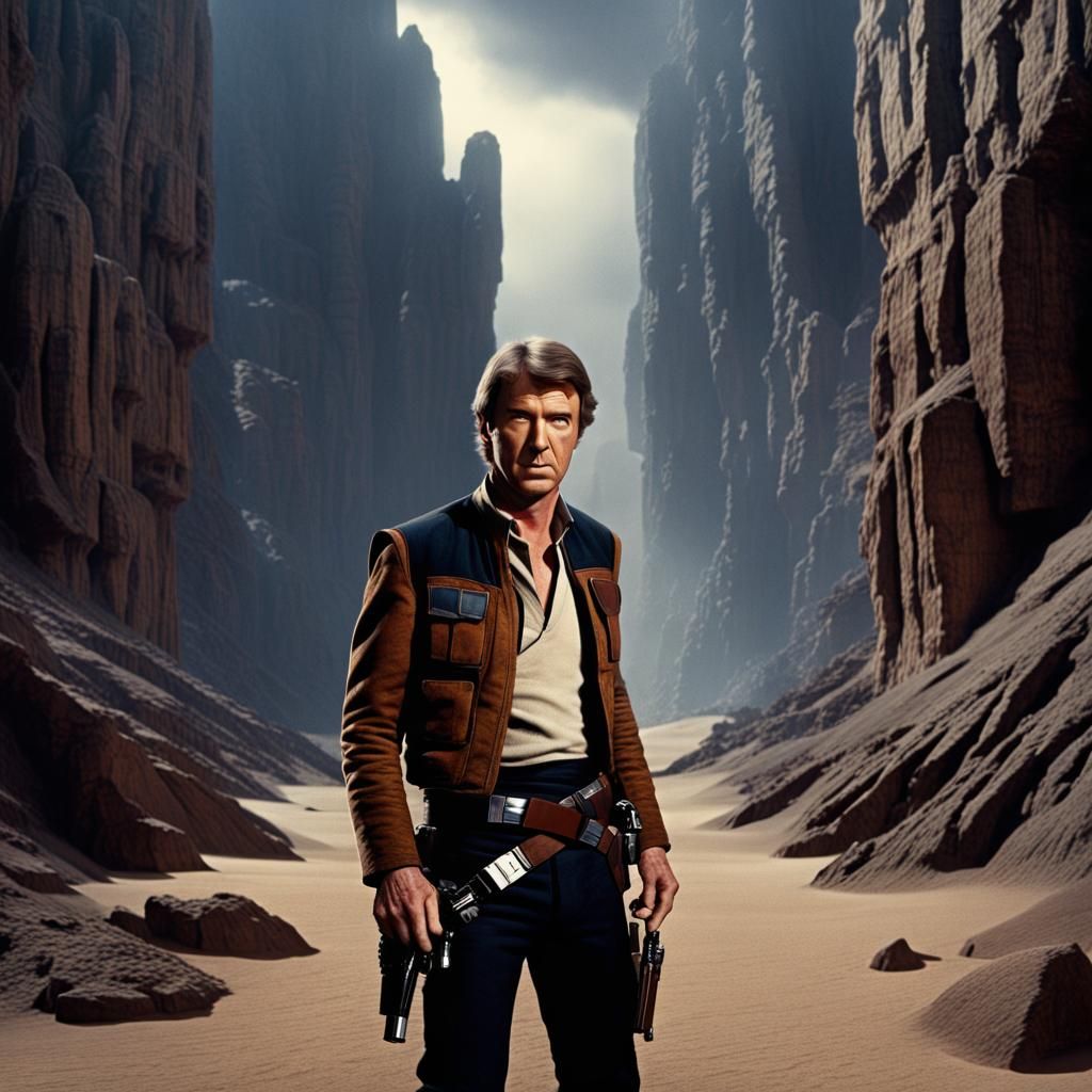 Han Solo as James Stewart: Digital Matte Painting