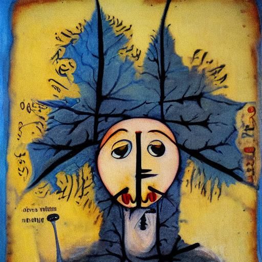 Abstract Portrait of a Man Lost in Logic