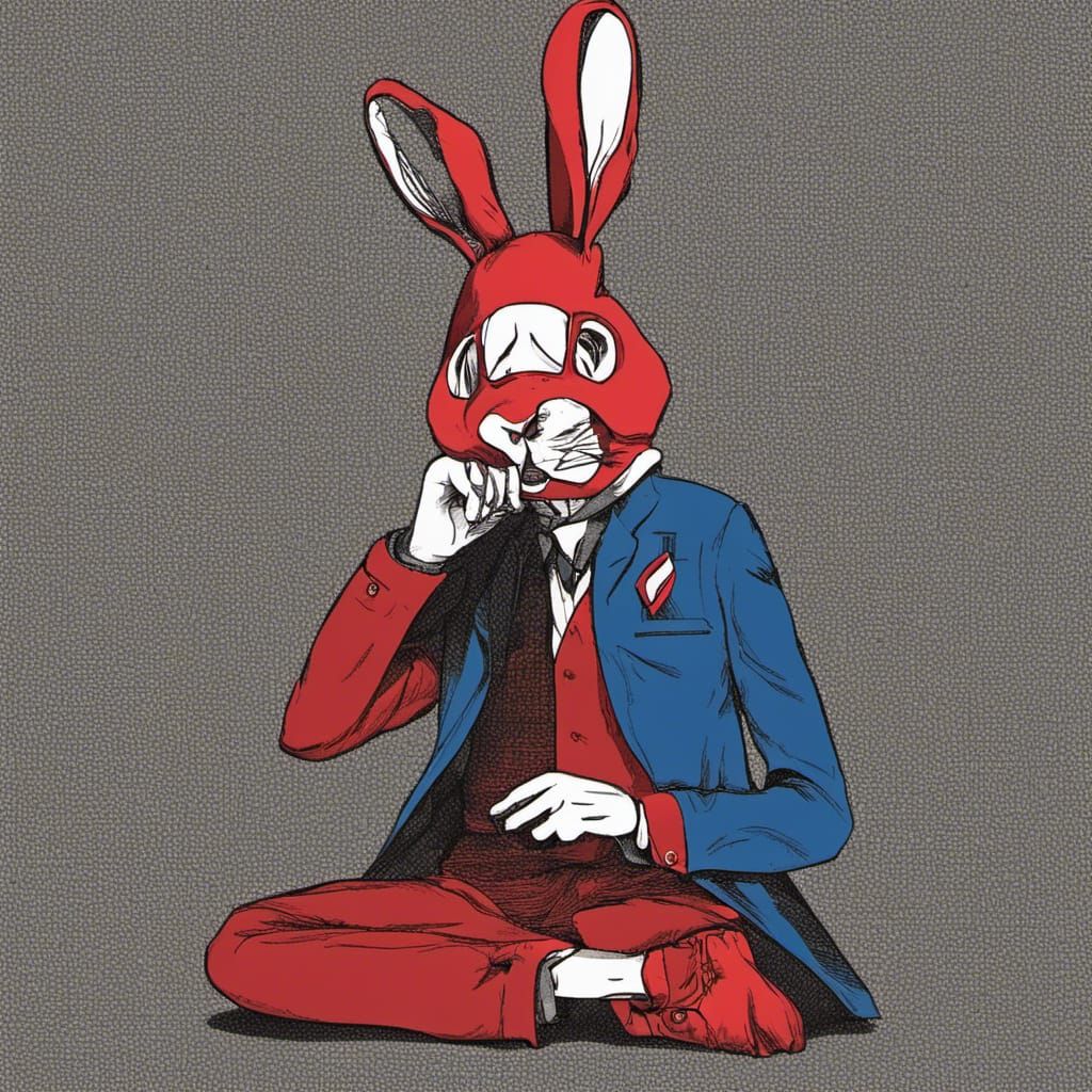 Red and Blue Pills in Graffiti Street Art