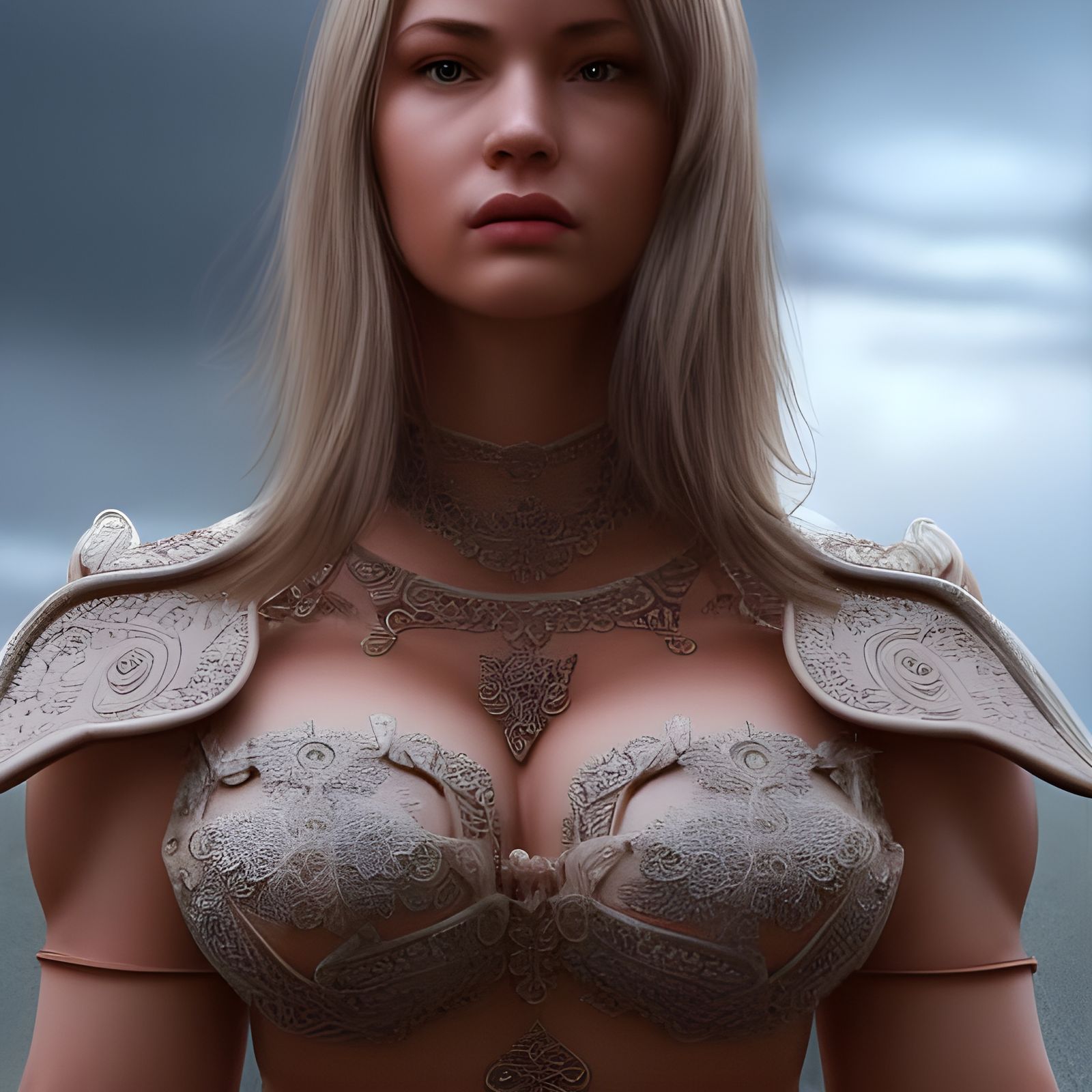 Hyperrealistic Miniature Woman Concept Art