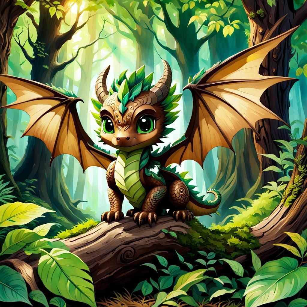 Cute Forest Dragon