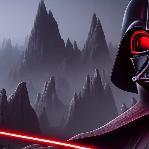 Darth Vader Detailed Matte Painting