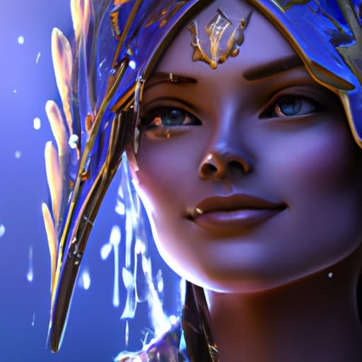 Hyperdetailed Portrait in Dynamic Lighting