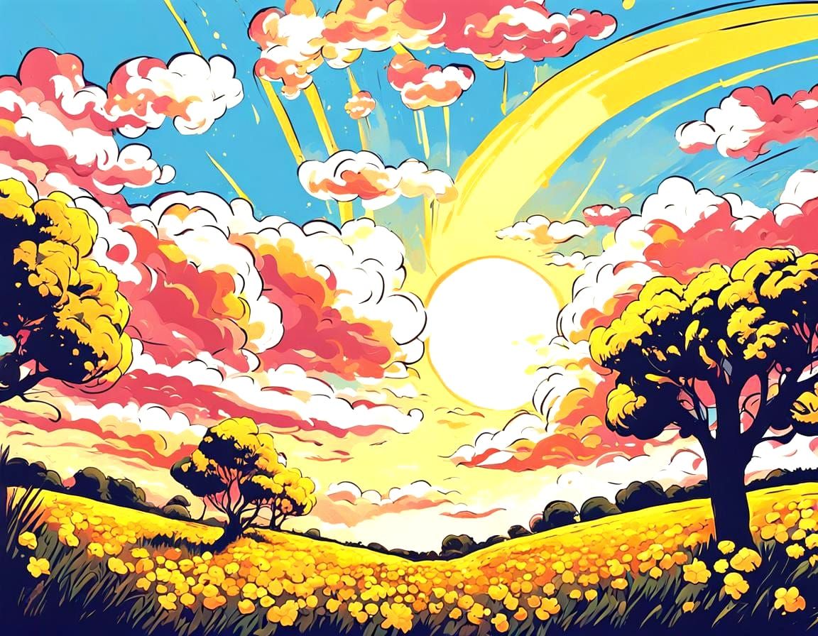 Everything Turns Yellow: A Monochromatic World