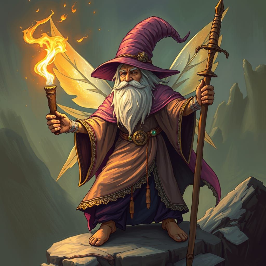 Fairy Wizard Generated by AI