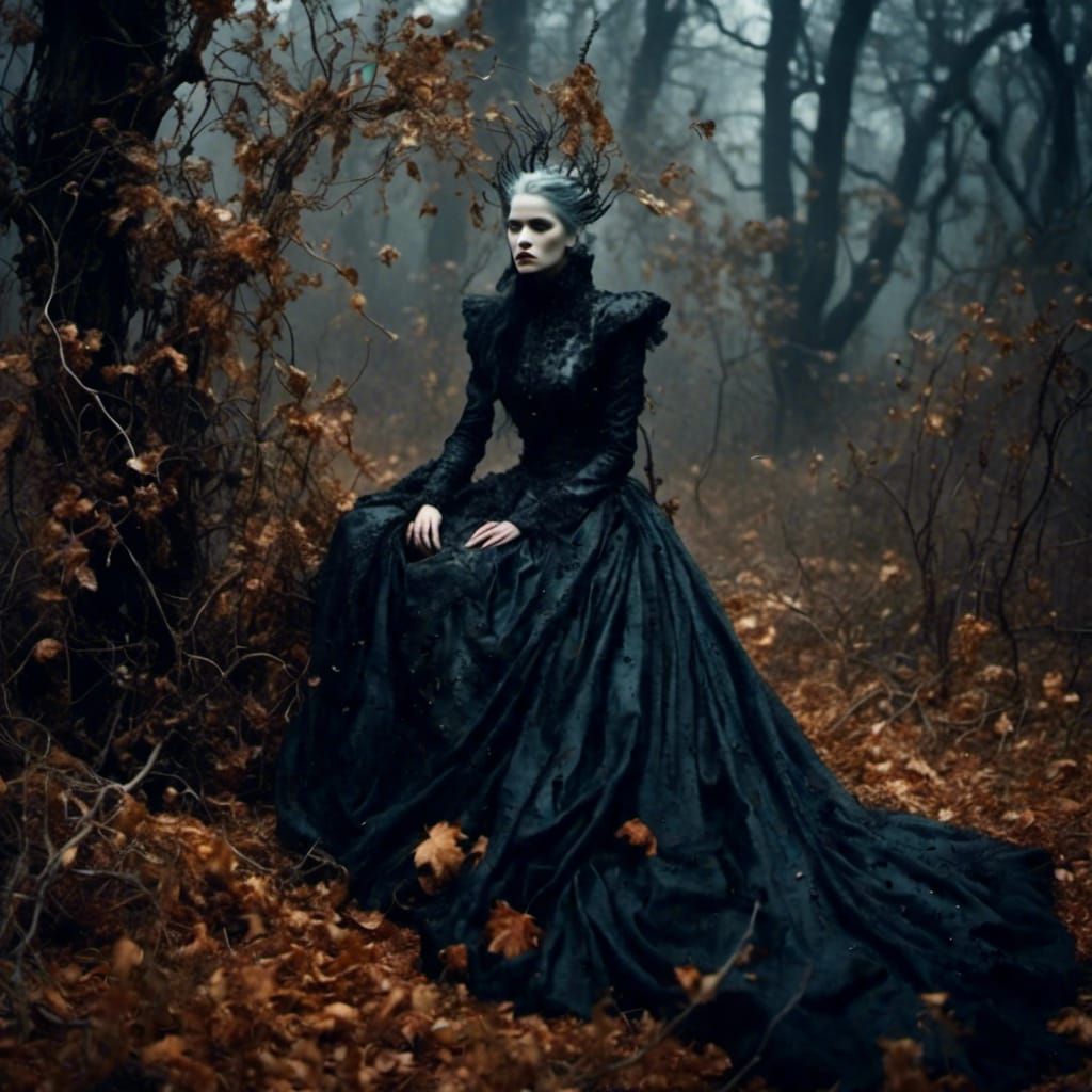 Ethereal Grave Scene: A Nightmare Lora