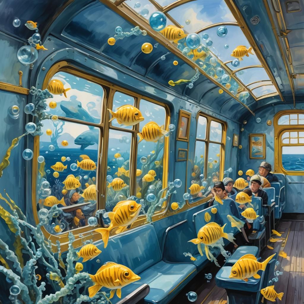 Underwater train!