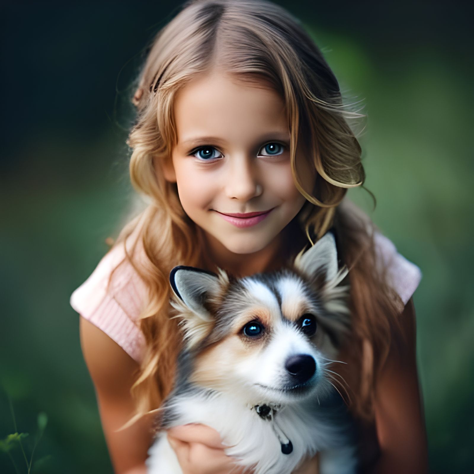 Adorable Portrait Close-up: Captivating Innocence