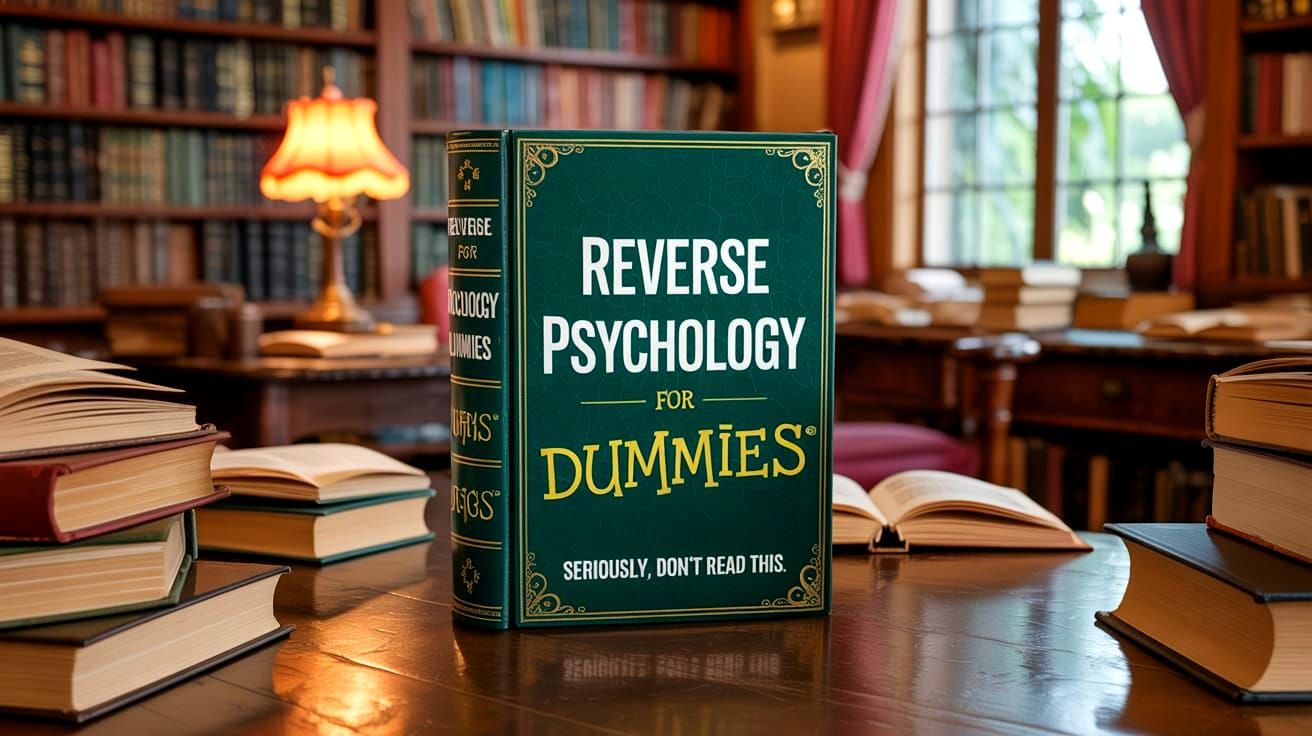 Reverse Psychology for Dummies, “Seriously, Don't Read This”