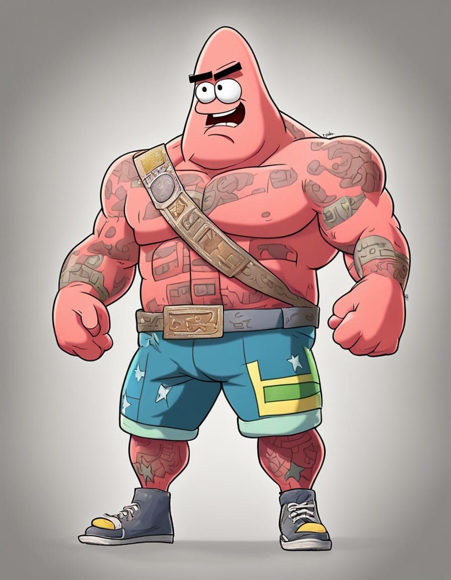 Chiseled Patrick Star in Perfect Physique