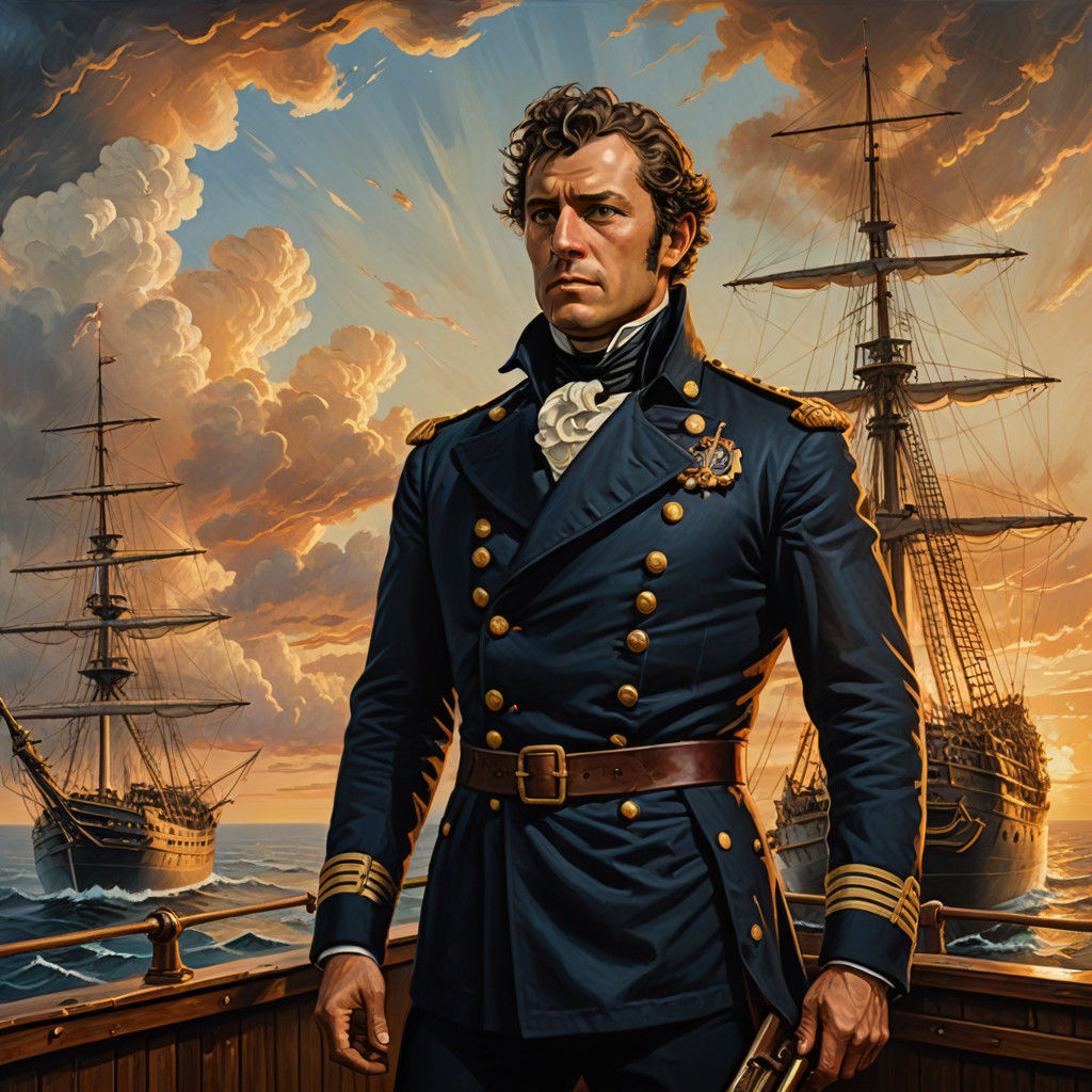 Surreal Nautical Masterpiece in Golden Hour