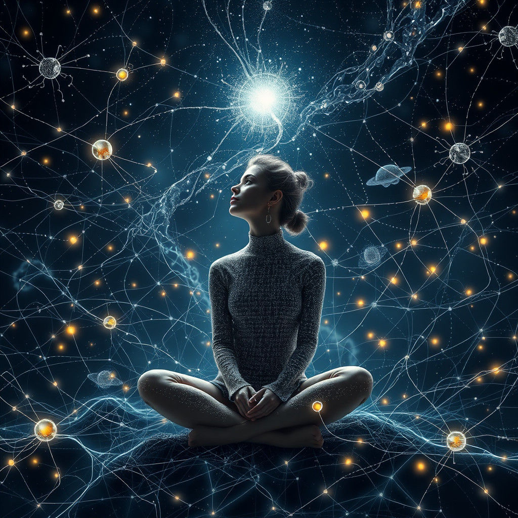 Cosmic Ecosystem of Consciousness: Neural Network Art