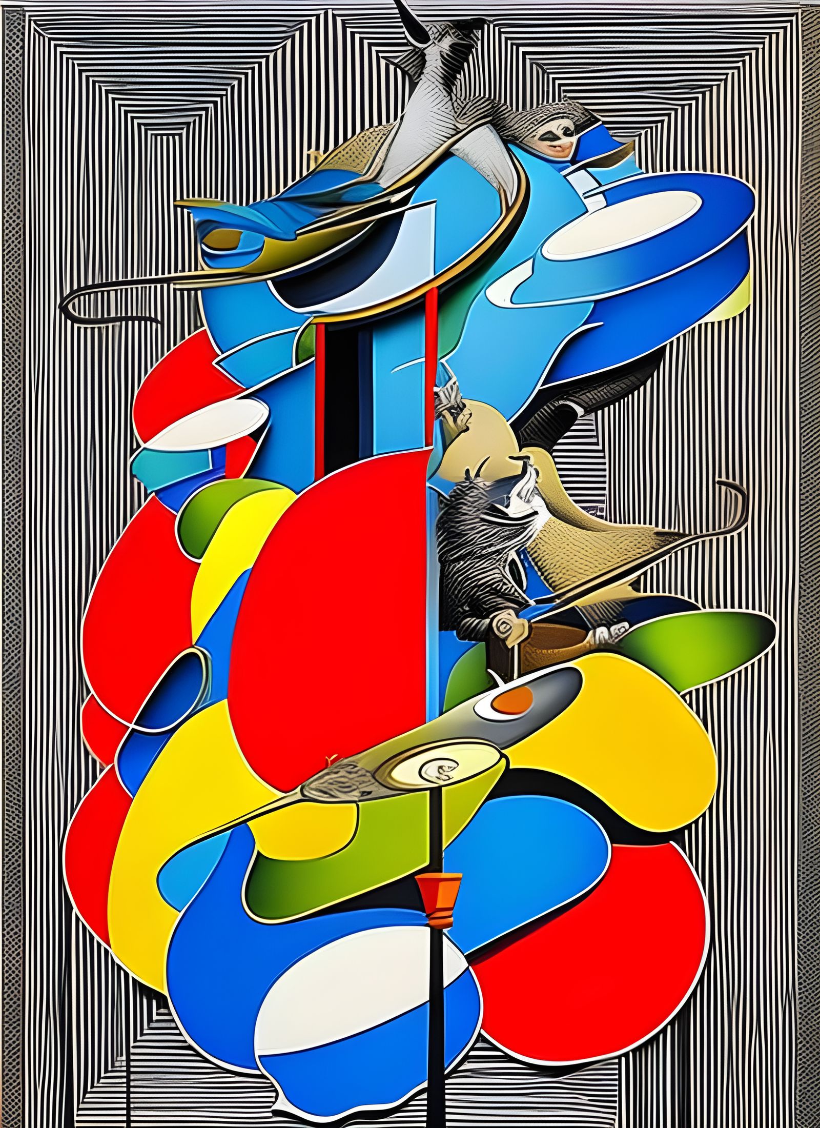 Hyperdetailed Abstract Art with Magical Particles