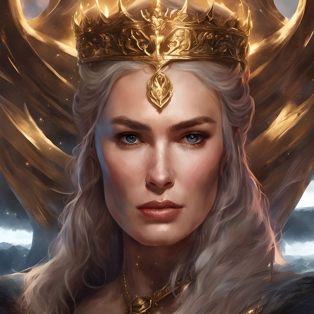 Queen Cersei Lannister: Detailed Fantasy Portrait