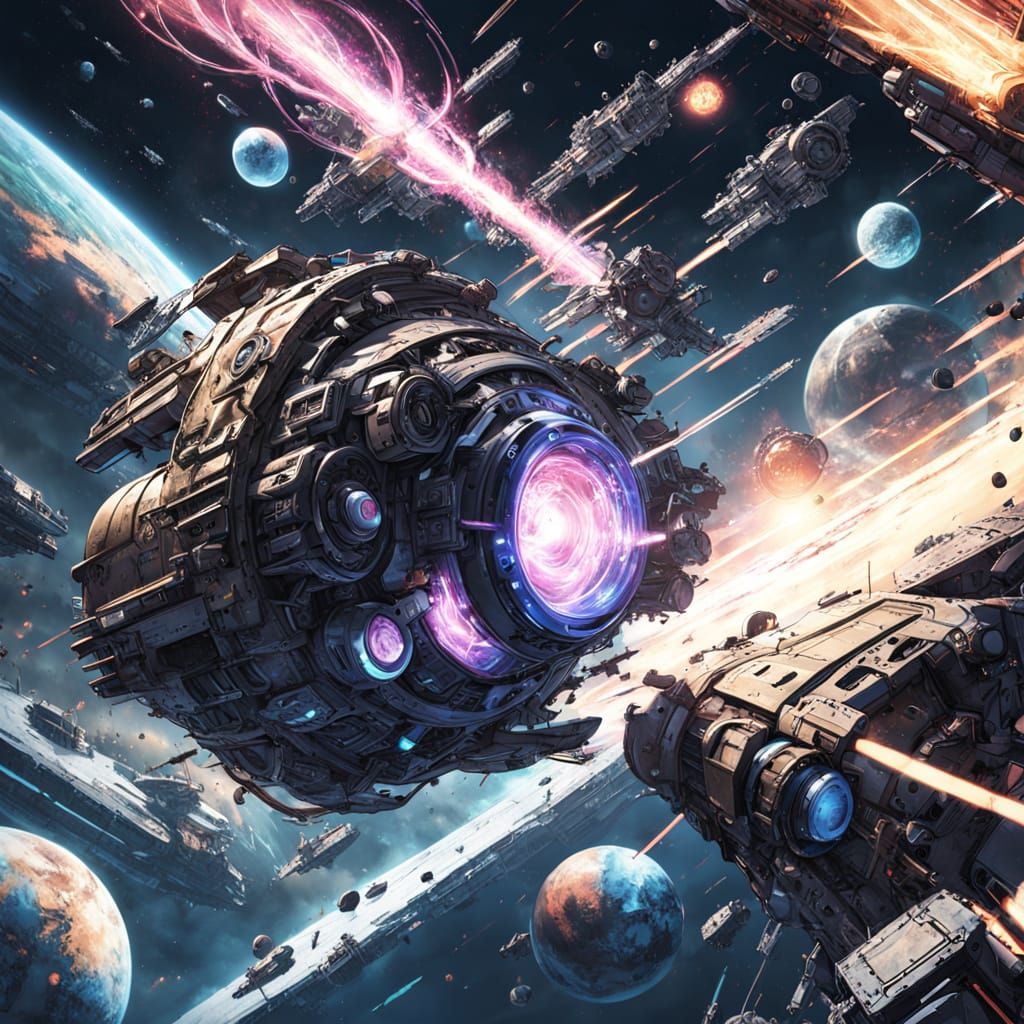 Anime Sci-Fi: Shatterpoint Overdrive Near Corrupted Planets