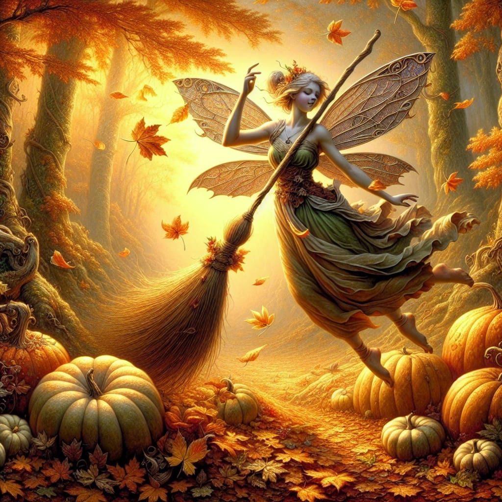 a fairy , autumn ..