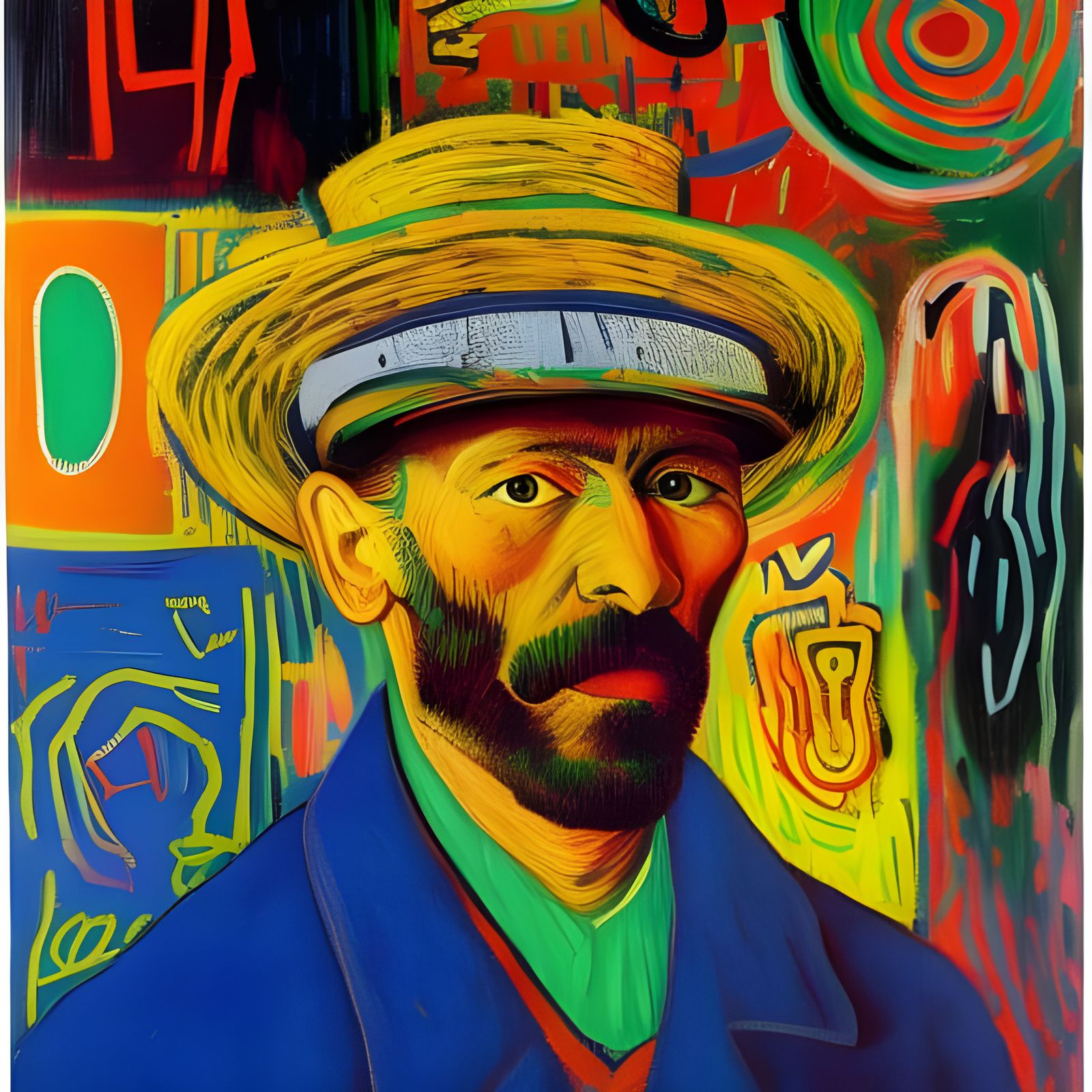 Emotional Portrait in the Style of Modern Masters