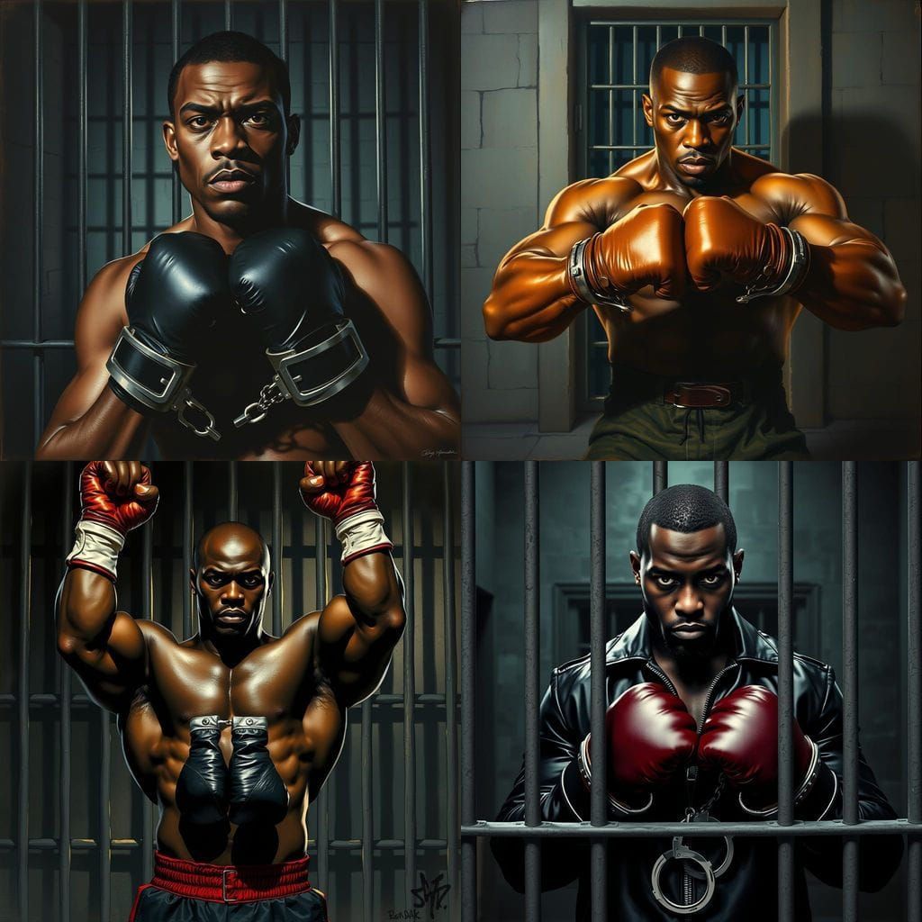 Boxer Behind Bars in Dark Justice
