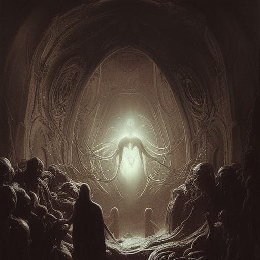 Horrific Entity of Eyes and Tentacles