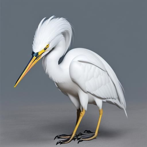 Surreal Egret Kink Scene
