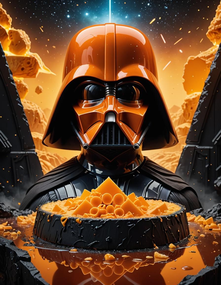 Cheese Vader: An Epic Star Wars Helmet