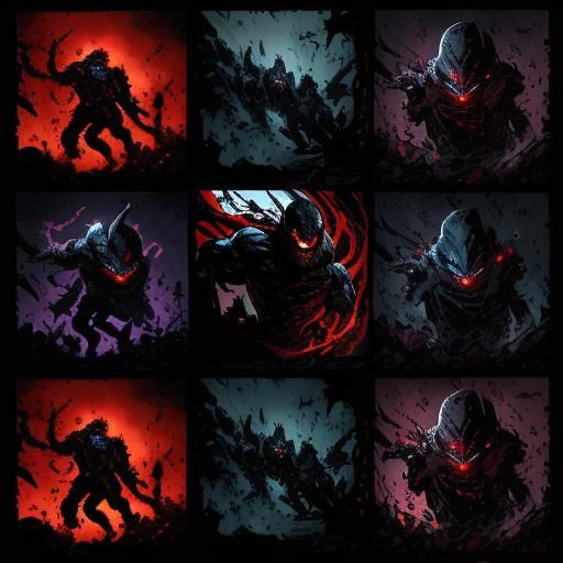 Venom Absorbs Carnage: Dynamic Comic Book Art