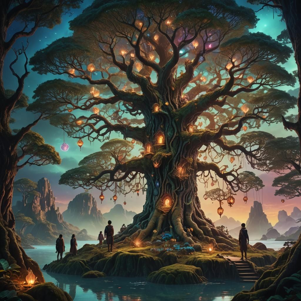 Mystical Island Sanctuary with Myconid Adults