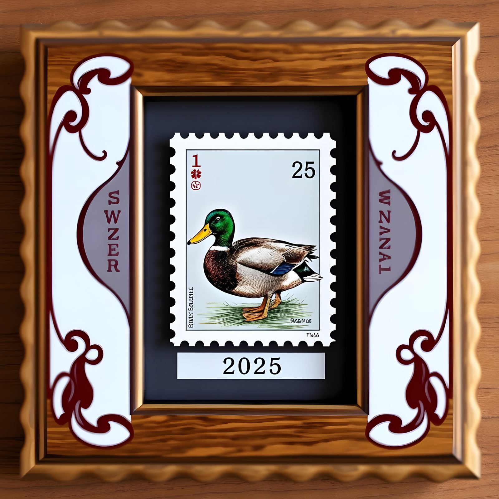 Baseball Card Portrait of 2025 Duck Stamp Winner