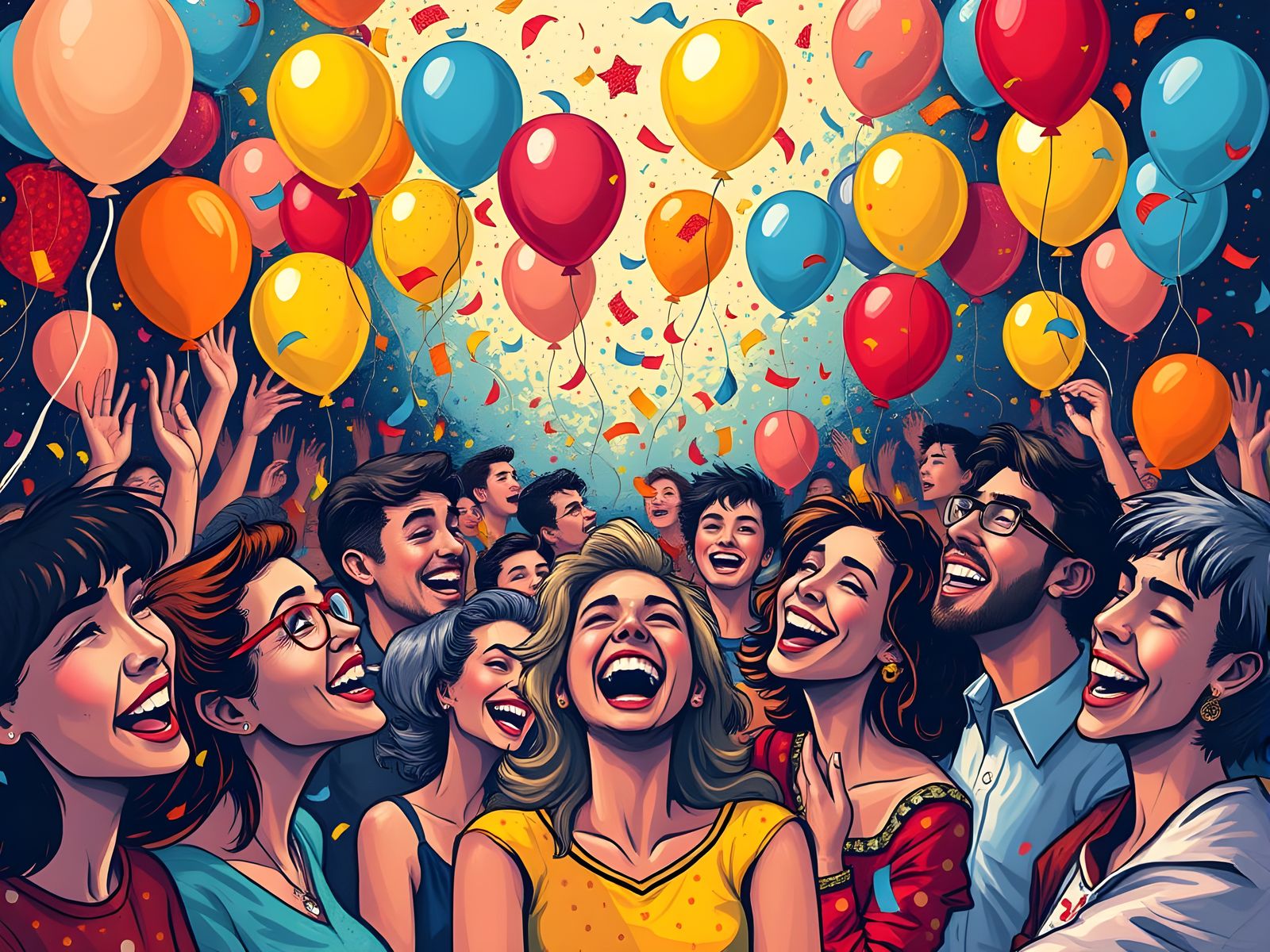 Vibrant Nightlife Scene in a Futuristic City