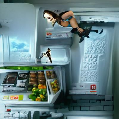 Lara Croft's Refrigerator Raid
