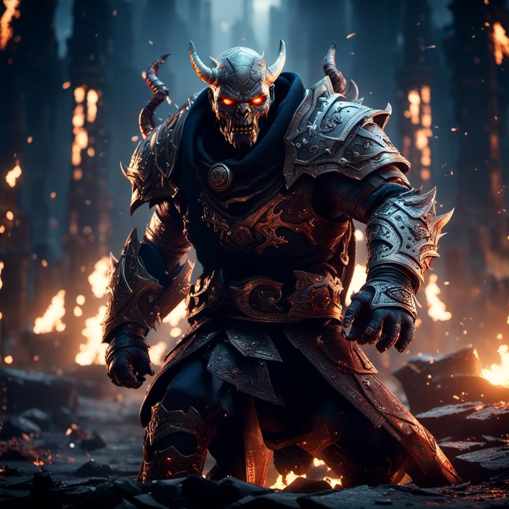 Epic 3D Devil in Cinematic Style