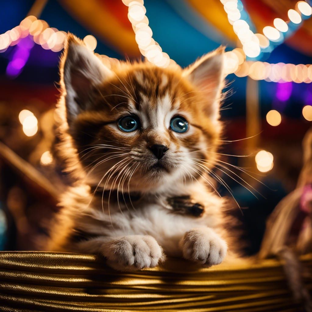 Kitten and Puppy Circus Dream: Aerial Fantasy